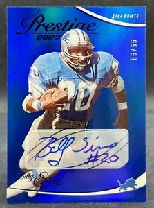 2023 Panini Prestige Billy Sims Xtra Points Blue Premium Signatures Auto #95/99 - Picture 1 of 3