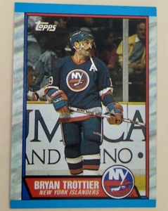 Topps Hockey #149 1989-90 Bryan Trottier casi como nuevo - Imagen 1 de 2