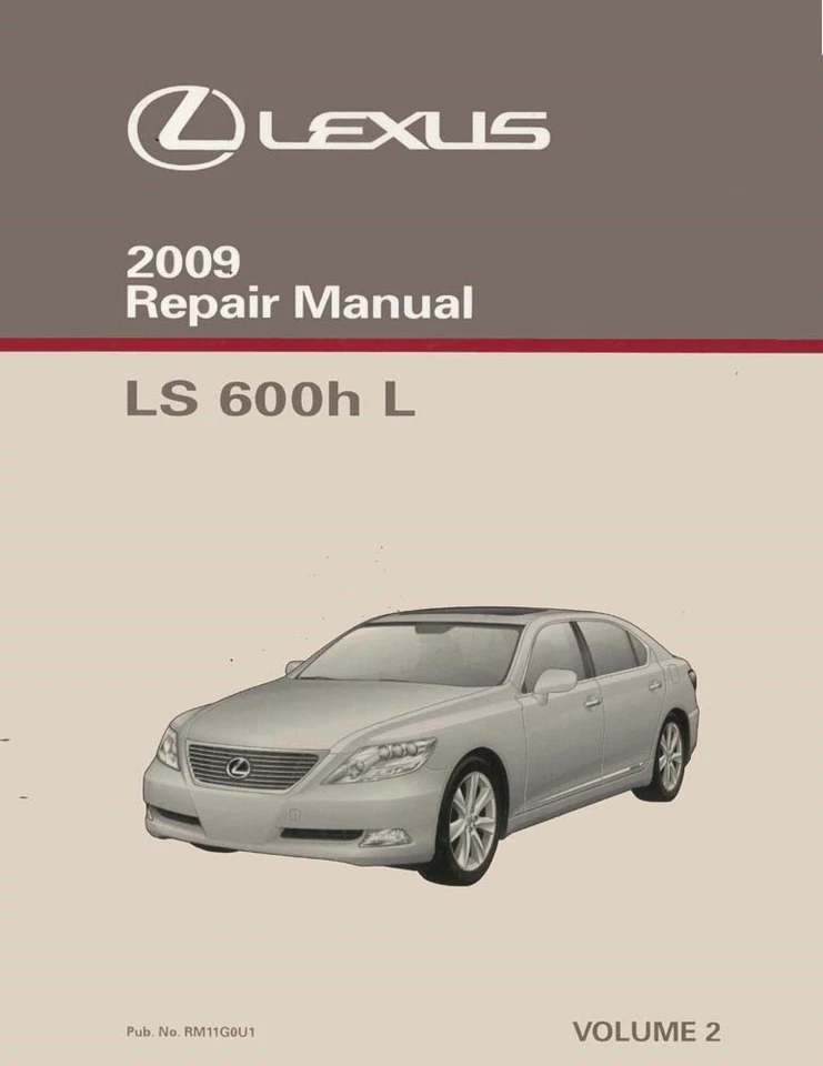 Lexus LS600h L 2010 manual de reparación de taller volumen 2 solamente Foto 1 de 1