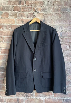 APC Men's Jacket, Sz Large, Black 100% Cotton - Image 1 of 4