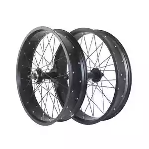20 24 26 Inch 4.0 Tire Fat Bike Wheel Rim Snow Bike Super-wide Bicycle Wheelset - Picture 1 of 28