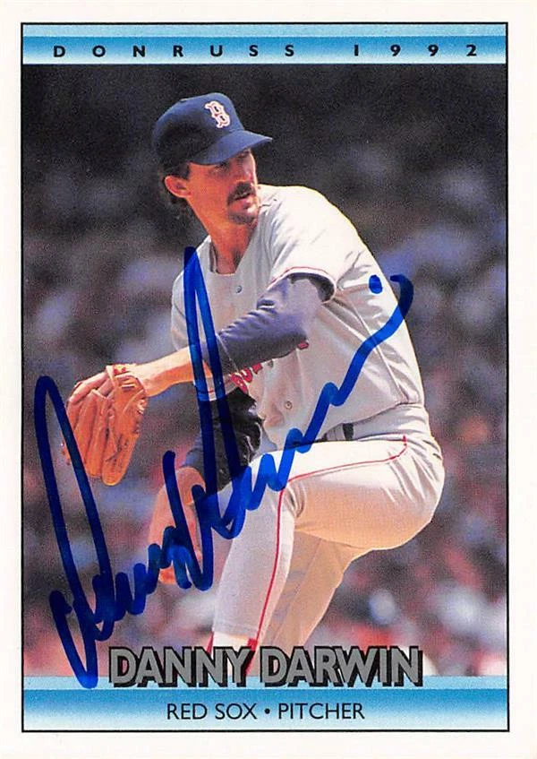 Danny Darwin autographed baseball card (Boston Red Sox) 1992 Donruss #87 - Image 1 of 1
