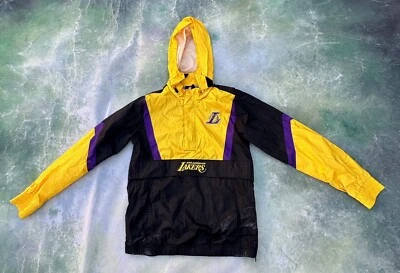 Куртка ветровка с капюшоном пуловер NBA Los Angeles Lakers молодежный размер L (14-16). - Изображение 1 из 4