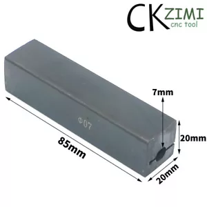 1× WTD2020-7 20mm×20mm CNC Knife Cover Square Sleeve For 7mm Boring Bar Holder - Picture 1 of 5