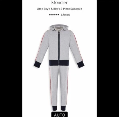 Moncler 2 Piezas Niño Sudadera Foto 1 de 2