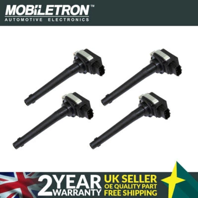 4 Pack of Mobiletron CN-35 Ignition Coil for Nissan Qashqai  +2 Tiida X-Trail - Image 1 of 2