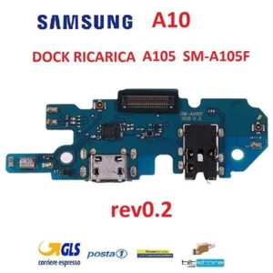 CONNETTORE RICARICA SAMSUNG A10 A105 SM-A105F A105F rev0.2 CON MICROFONO - Picture 1 of 1