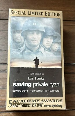 Saving Private Ryan (VHS, 2-Tape Set, Special Limited Edition) - Sealed - Image 1 of 2