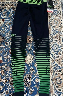2XU POWER RECOVERY COMPRESSION TECHNOLOGY + OVER-FOOT COMPRESSION TIGHTS SIZE-S - Image 1 of 4