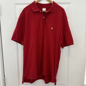 Brooks Brothers 346 Men’s Red Original Fit Polo - Size Large - Picture 1 of 3