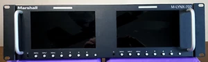 Marshall M-Lynx-702 Dual 7″ LCD Rack Monitor - Picture 1 of 4