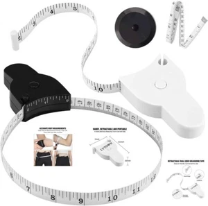 Body Measuring Tape Soft Measurement Body Waist Automatic Telescopic 60 Inc 4pcs - Picture 1 of 11