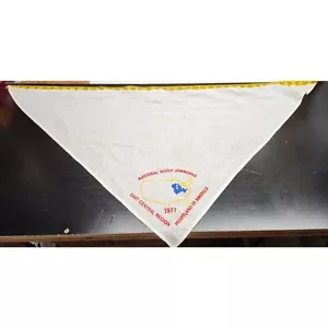 1977 National Scout Jamboree East Central Region Heartland of America Kerchief - Picture 1 of 5