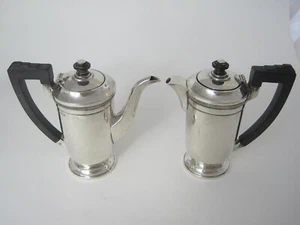 Pair of Art Deco Style Cafe au Lait Coffee Serving Pots - Picture 1 of 5