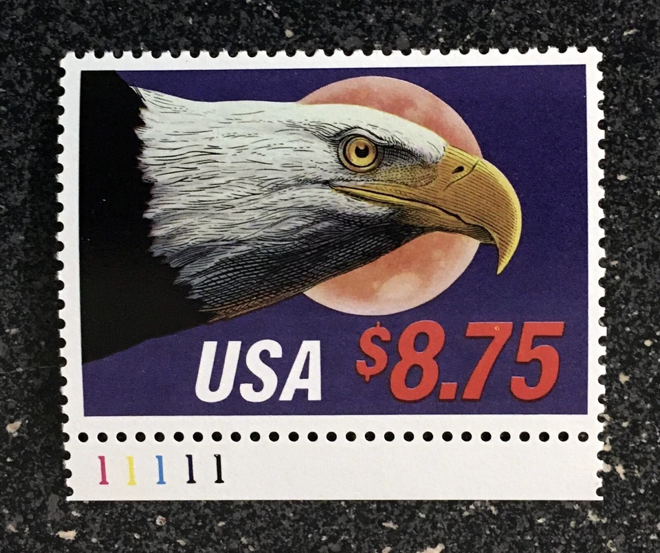 1988USA #2394 $8.75 Eagle and Moon - Plate Single   Mint NH   high value - Image 1 of 1