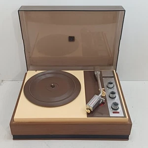 De Luxe Stereo Vintage TurnTable Plattenspieler Plattenspieler 33/45 Speed/Needle - Bild 1 von 16