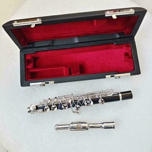 Excellent Piccolo With Case C Key Silver Plated Nice Sound ABS - Picture 1 of 5