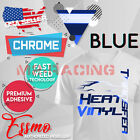 T-shirt rouleau transfert de chaleur bleu chrome vinyle HTV 20" fer à repasser presse à chaleur DS16