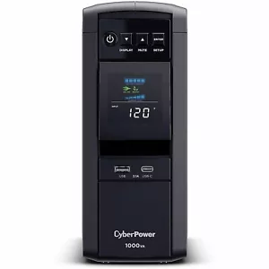 Fuente de alimentación CyberPower PFC SineWave Series CP1000PFCLCD 10 salidas, 1000 VA/600 W - Imagen 1 de 6