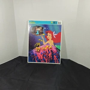 Walt Disney's Vintage The Little Mermaid Frame Tray Puzzle # 4049A Pices 22 - Picture 1 of 12