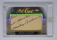 Mickey Cochrane 2017 Leaf Pearl Cuts Signature 3/4 Legendary Auto Autographed SP