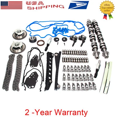 Camshaft Kit Timing Chain Kit Cam Phasers For 2005-208 Ford F150 Lincoln 5.4L 3V - Image 1 of 4