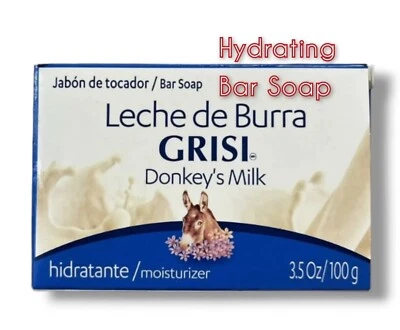 Leche de Burra Soap Grisi Donkey's Milk /Moisturizer & Skin Softener. 3.5 oz