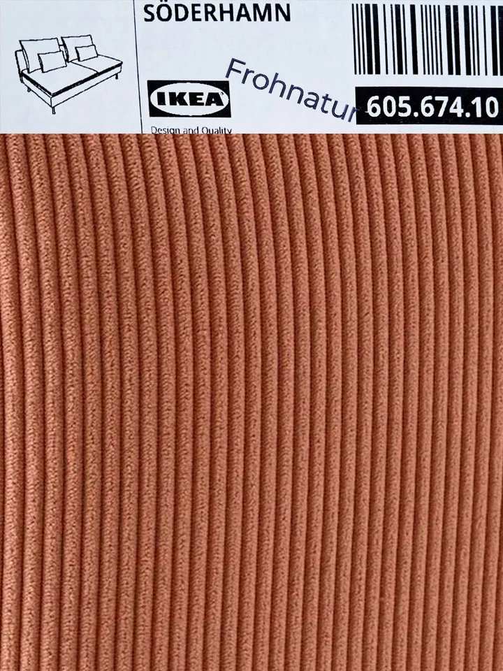 Ikea SÖDERHAMN Bezug für 3er Sitzelement Kelinge rostbraun 605.674.10 NEU - Bild 1 von 1