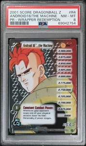 PSA 8 Limited Hi-Tech Foil Android 16, the Machine 2001 Cell Saga #R4 DBZ - Picture 1 of 2