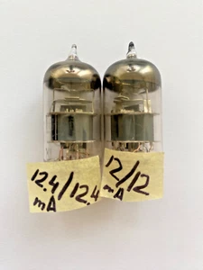 6N23P = E88CC = 6922 = 6DJ8 Matched PAIR XI.1965 Dual Straight Wire Getter NEW - Picture 1 of 7