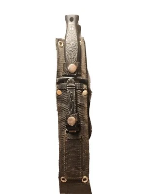 Vtg. United Cutlery UC204/UC46 Black Widow Boot Knife Dagger Set Original Sheath - Image 1 of 4