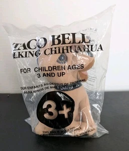 Vintage 1990’s Taco Bell “Viva Gorditas” Talking Chihuahua Plush Toy Sealed - Picture 1 of 3