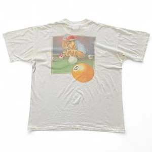 Vintage 90s Distressed Joe Camel Cigarettes Pool Table Billiards T-Shirt XL - Bild 1 von 8