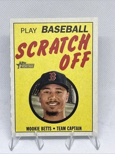 2019 Topps Heritage #23 Mookie Betts 1970 Topps Scratch-Offs - Bild 1 von 2