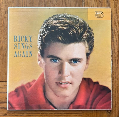 RICKY NELSON "Ricky Sings Again" 12" LP US Imperial LP 9061 mono Rare. - Image 1 of 4