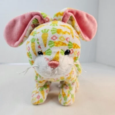Ganz Webkinz Carrots Bunny Plush HM754 Rabbit Multicolor Stuffed Animal NO CODE - Image 1 of 4
