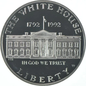 1992-W Proof White House Commemorative Silver Dollar $1 *9184 - Picture 1 of 3