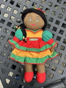 Jamaica Doll Souvenir Fabric/Cloth Doll - Picture 1 of 6
