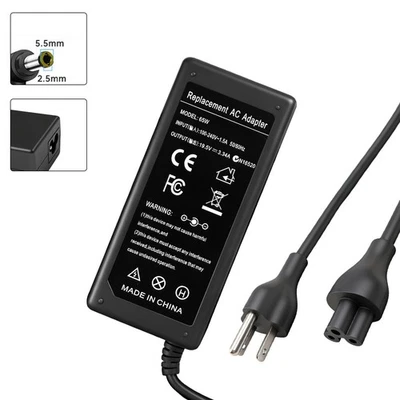 65瓦19.5伏适配器充电器电源适用于索尼Vaio PCG-321A PCG-322B PCG-325A — 第 1/4 张图片