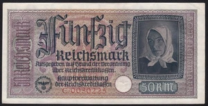 i-002265 Germany 50 Reichsmark 1939-45 AU - Picture 1 of 2