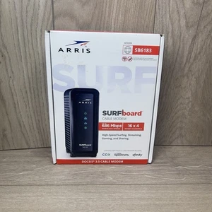 Arris Surfboard SB6183 Cable Modem 686 mbps Internet Xfinity 16x4 Docsis 3.0 - Picture 1 of 5