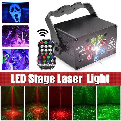 240 Muster Lichteffekt RGB LED Laser DJ Projektor Disco Party Bühnenbeleuchtung - Bild 1 von 4