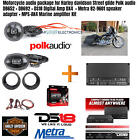 Motorcycle audio package for Harley davidson Street glide Polk audio DB652 +
