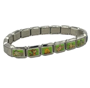 Bracciale bambini personaggi Winni de Poh braccialetto elastico firmato Disney. - Imagen 1 de 8