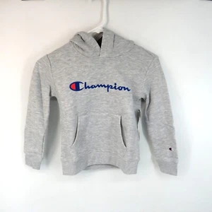 Champion Jungen grau Hoodie Kängurutasche Logo M (8) neu mit Etikett $ 40 - Bild 1 von 3