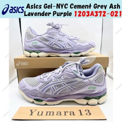 Asics Gel-NYC Cemento Gris Ceniza Lavanda Púrpura 1203A372-021 Hombres Talla - Imagen 1 de 4