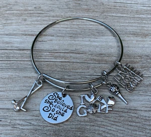 Pulsera dijes de golf Infinity Collection I Love, joyas de golf - Imagen 1 de 3