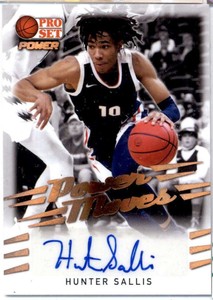 2021-22 Pro Set Power Power Moves Spectrum Bronze Hunter Sallis AUTO Autograph