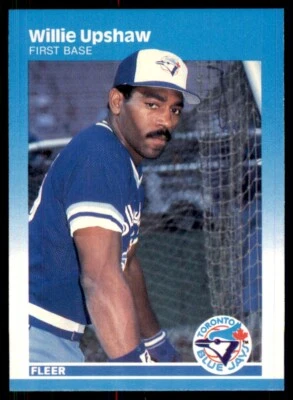 1987 Fleer Willie Upshaw A Toronto Blue Jays #239 - Image 1 of 2