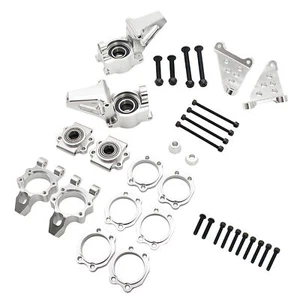 Alloy Front or Rear Wheel Hub Carrier Set for 1/5 HPI RV KM BAJA 5B 5T 5SC SS - Picture 1 of 20